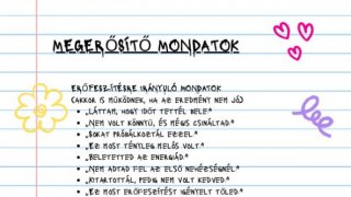 MEGERŐSÍTŐ MONDATOK - gyűjtemény